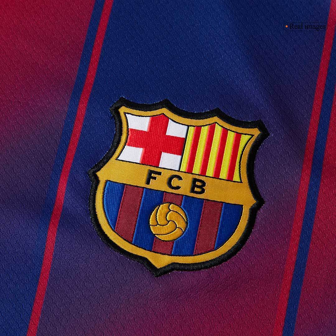 Męski Zestaw Domowy FC Barcelona (Koszulka+Spodenki) 2025/26 - Topowe Koszulki Pilkarskie Sklep Internetowy