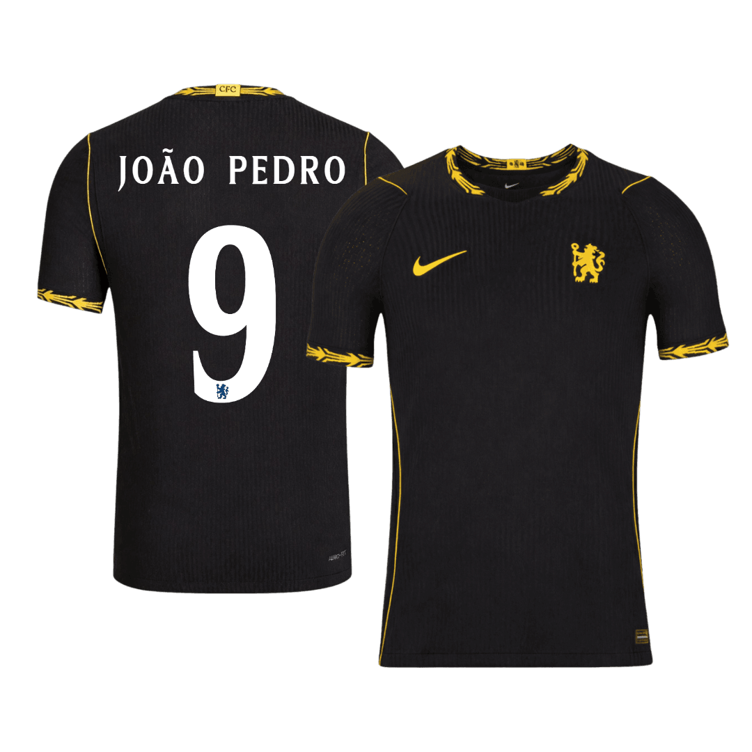 Męska koszulka Chelsea wyjazdowa JOÃO PEDRO #9 wersja zawodnicza 2026/27 - UCL