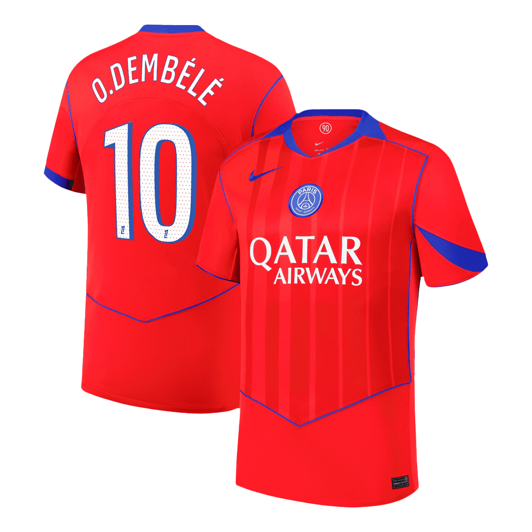 Męska Koszulka Trzecia Wyjazdowa PSG O.DEMBÉLÉ #10 2025/26 - Topowe Koszulki Pilkarskie Sklep Internetowy