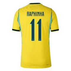 Męska koszulka Brazylii domowa RAPHINHA #11 wersja zawodnicza - Mundial 2026