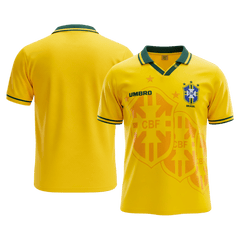 Męska Koszulka Retro Domowa Brazil 1994