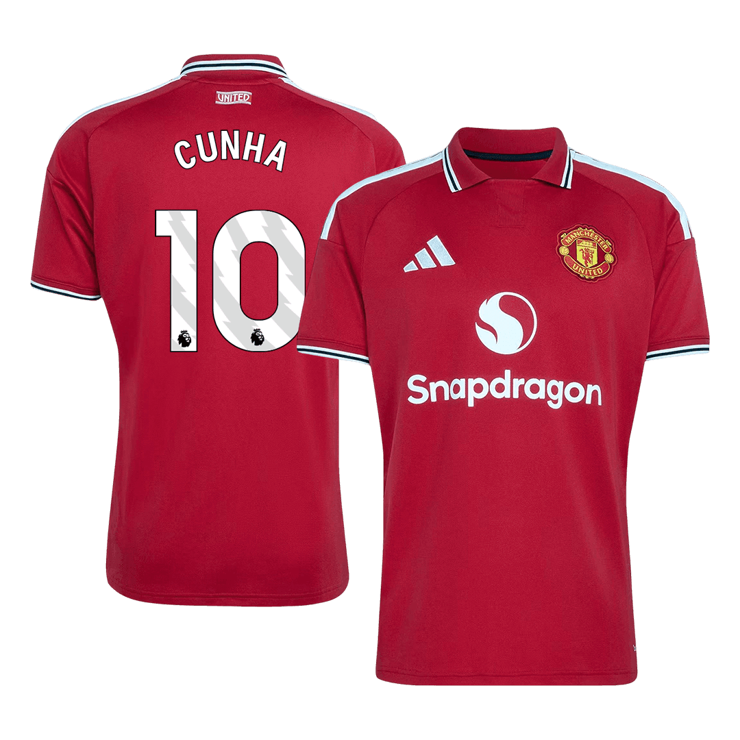 Męska domowa koszulka Manchesteru United 2026/27 – CUNHA #10 [Premium]