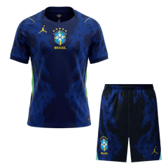Męski Zestaw Wyjazdowa Brazil (Koszulka+Spodenki) World Cup 2026