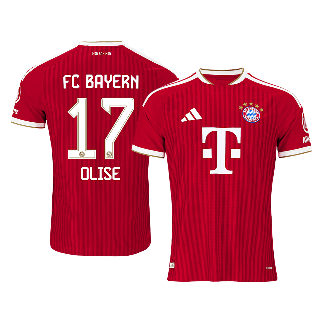 Męska koszulka Bayernu Monachium domowa OLISE #17 wersja zawodnicza 2026/27