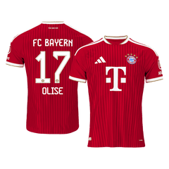Męska koszulka Bayernu Monachium domowa OLISE #17 wersja zawodnicza 2026/27