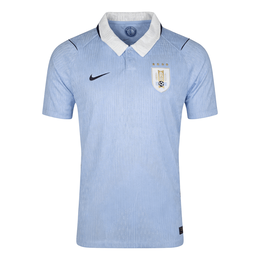Męska Koszulka Domowa Uruguay Wersja Piłkarska World Cup 2026 - Slim Fit