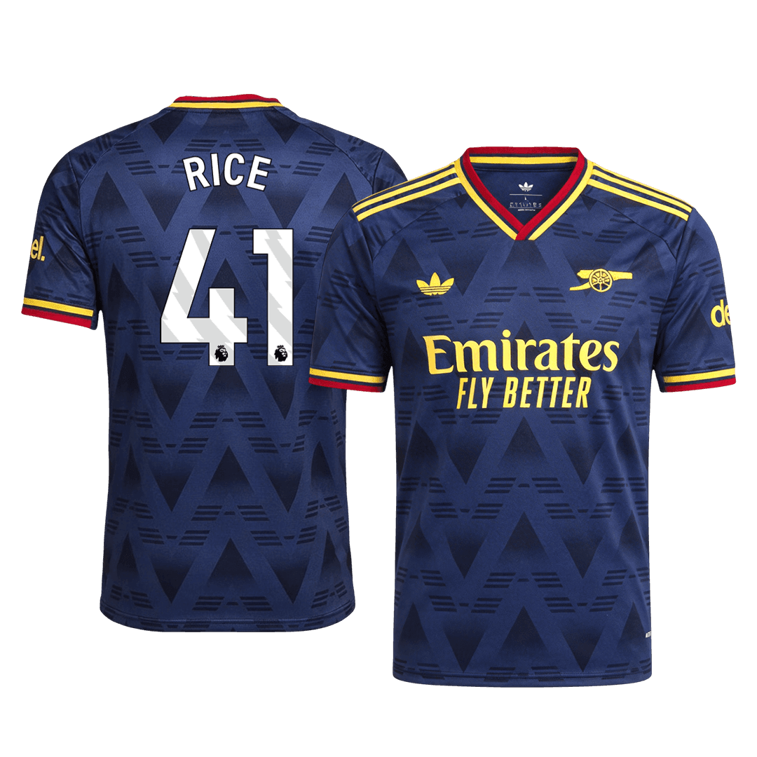 Męska koszulka Arsenalu wyjazdowa RICE #41 wersja zawodnicza 2026/27