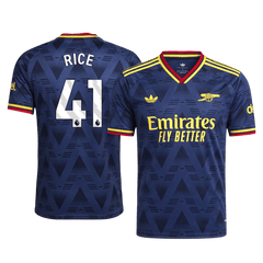 Męska koszulka Arsenalu wyjazdowa RICE #41 wersja zawodnicza 2026/27