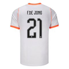 Męska koszulka Holandii wyjazdowa F.DE JONG #21 - Mundial 2026