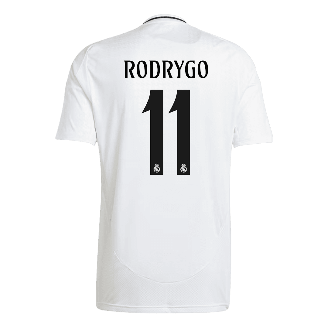 Męska Wysokiej jakości koszulka piłkarska Real Madryt RODRYGO #11 Home 2024/25 - Topowe Koszulki Pilkarskie Sklep Internetowy