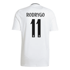 Męska Wysokiej jakości koszulka piłkarska Real Madryt RODRYGO #11 Home 2024/25 - Topowe Koszulki Pilkarskie Sklep Internetowy
