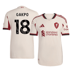 Liverpool GAKPO #18 Auswärtstrikot für Herren 2025/26 – Slim Fit