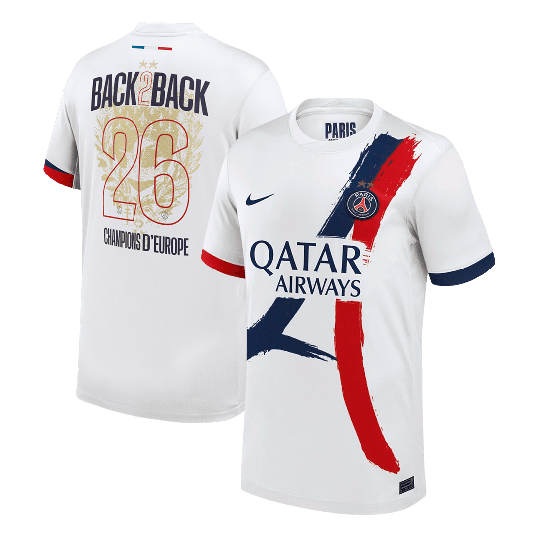 Męska koszulka PSG wyjazdowa Champions of Europe #26 2024/26