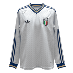 Męska Koszulka Wyjazdowa Italy 2026 z Długim Rękawem - World Cup