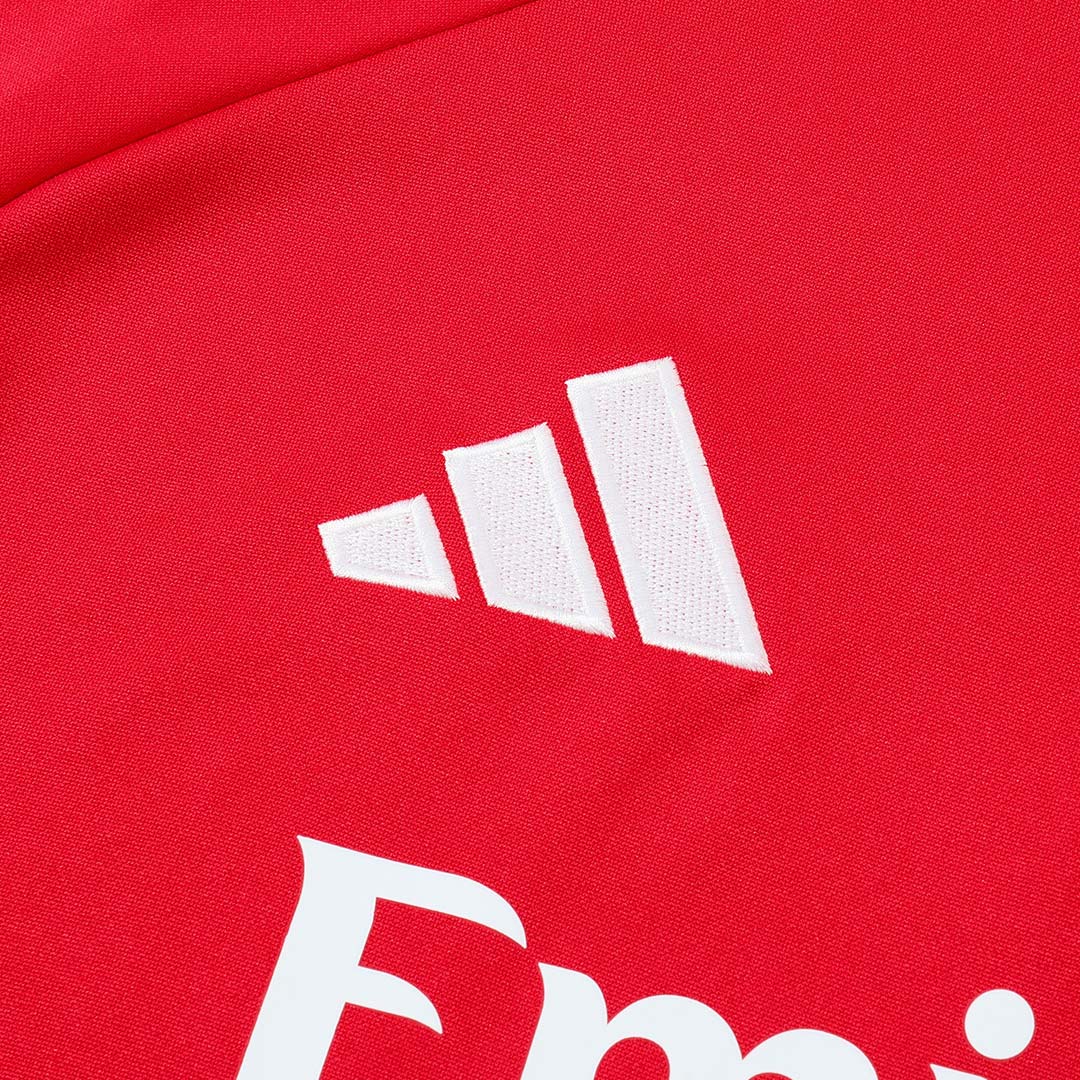 Męski Zestaw Treningowy Arsenal (Kurtka+Spodnie) 2025/26 – Czerwony