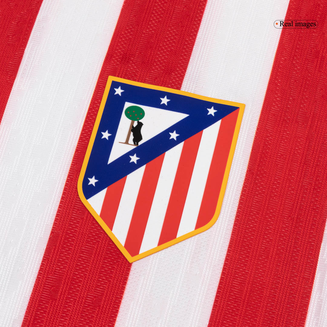 Męska Koszulka Domowa Atletico Madrid Wersja Piłkarska 2025/26 - Slim Fit