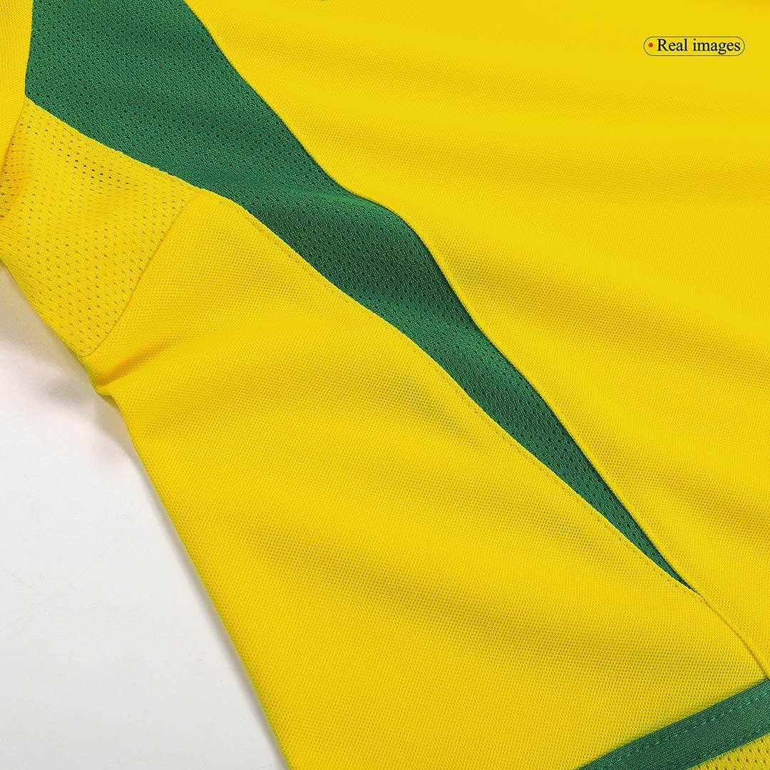 Męska Koszulka Retro Domowa Brazil RONALDINHO #11 2002/03 - Topowe Koszulki Pilkarskie Sklep Internetowy