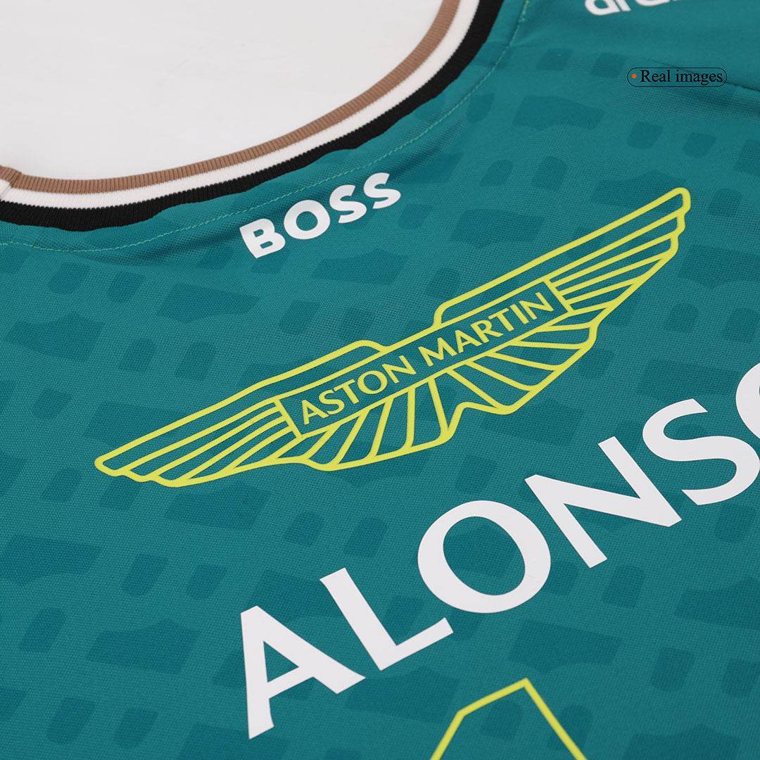 Koszulka kierowcy Aston Martin Fernando Alonso 2024-Wyprzedaż Sezonowa - Topowe Koszulki Pilkarskie Sklep Internetowy